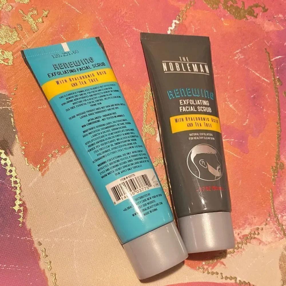 🎁The Nobleman M’en Renewing exfoliating Facial Scrub 1.7OZ(50mL)💥